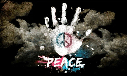 5x3 Peace Hand Flag