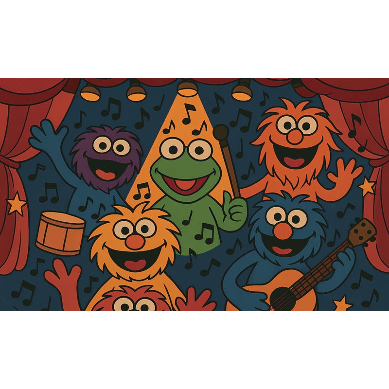 5x3 Musical Puppets Flag