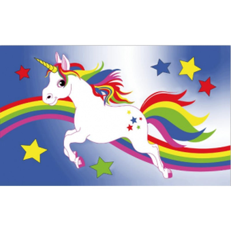 5x3 Unicorn Rainbow Flag