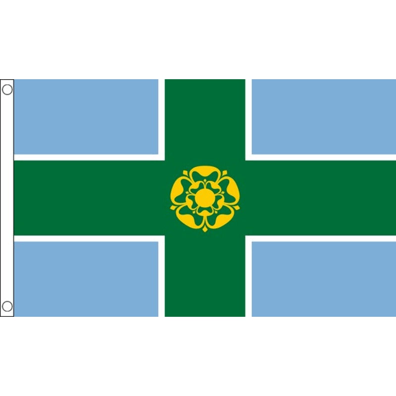 5x3 Derbyshire Flag