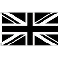 5x3 UK Flag Black & White Flag