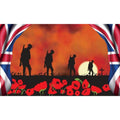 5x3 Lest We Forget 4 Soldiers Flag