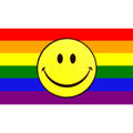 5x3 Gay Pride Smiley Flag