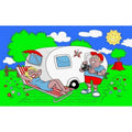 5x3 Happy Campers Caravan Flag