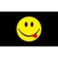 5x3 Smiley Black Flag