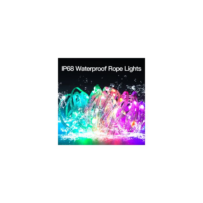USB 10m Dream Chasing Led Flagpole Rope Lights (operated by USB Button, Remote Control or App)