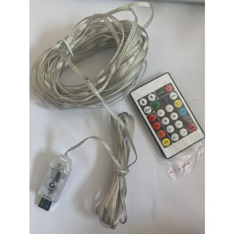 USB 10m Dream Chasing Led Flagpole Rope Lights (operated by USB Button, Remote Control or App)