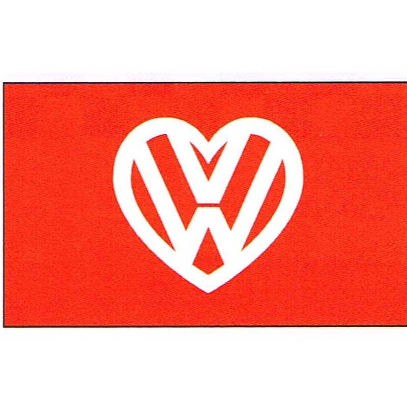 5x3 Love VW Red & White Flag