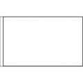 5x3 Plain White Flag